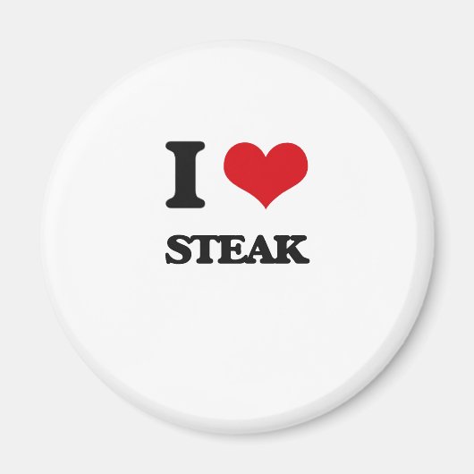 I Liebe Steak Magnet (Vorne)