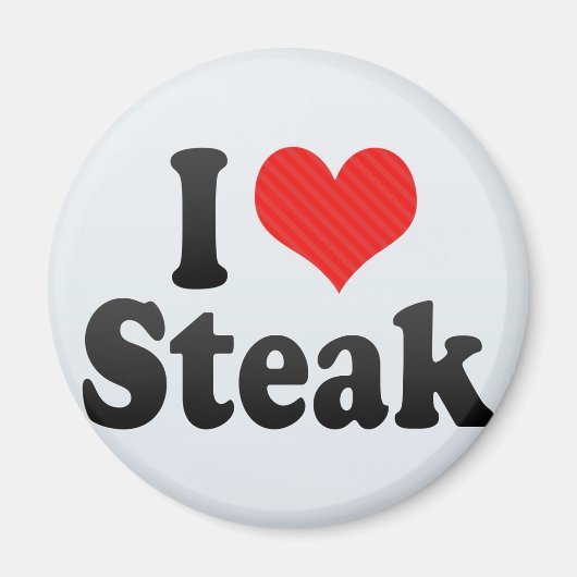 I Liebe Steak Magnet (Vorne)