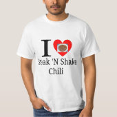 I Liebe Steak 'n Shake Chili T-Shirt (Vorderseite)