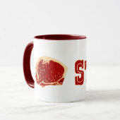 I Liebe Steak Tasse (Vorderseite Links)