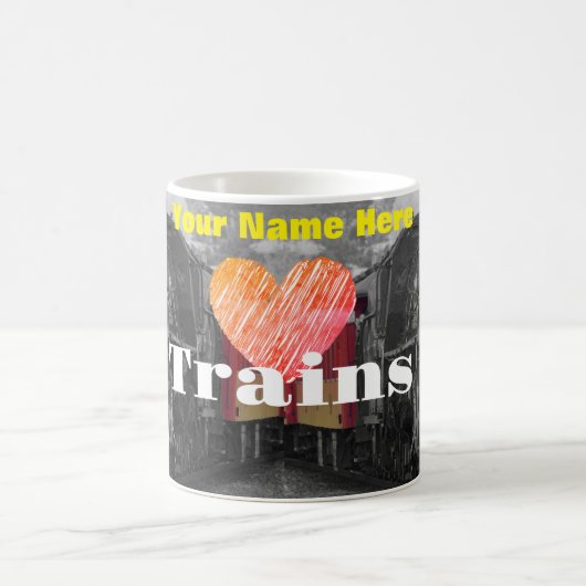 I Liebe Steam Motors Kaffeetasse (Mittel)
