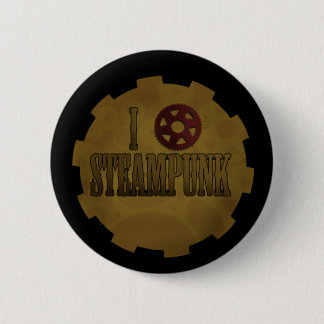 I Liebe Steampunk Button