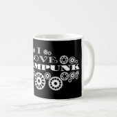 I Liebe Steampunk Kaffee-Tasse Kaffeetasse (VorderseiteRechts)