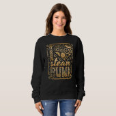 I Liebe Steampunk Sweatshirt (Vorne ganz)