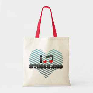 I Liebe Steelband Tragetasche