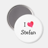 I Liebe Stefan Magnet (Vorderseite/Rückseite)
