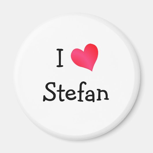 I Liebe Stefan Magnet (Vorne)