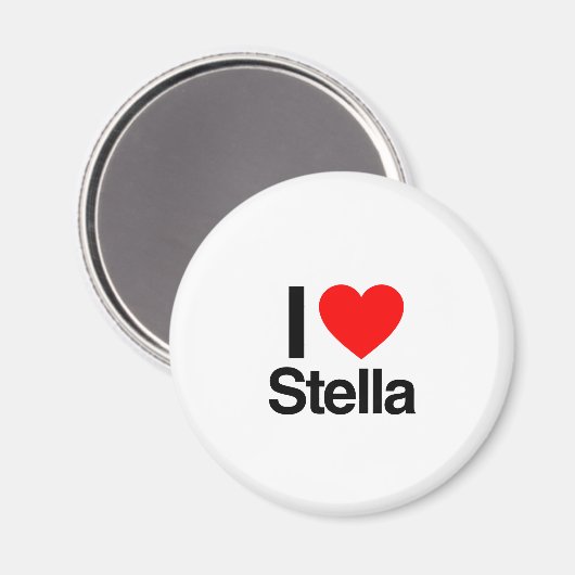 i Liebe stella Magnet (Vorderseite/Rückseite)