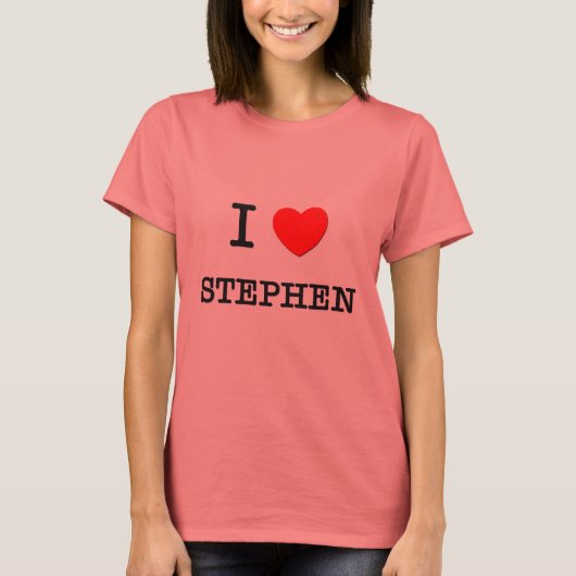 I Liebe Stephen T-Shirt (Vorderseite)