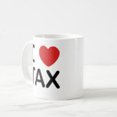 I Liebe-Steuer Kaffeetasse (Vorderseite Links)