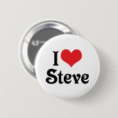 I Liebe Steve Button (Vorne & Hinten)