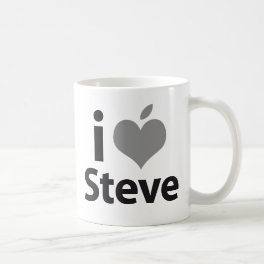 I Liebe Steve Kaffeetasse (Rechts)