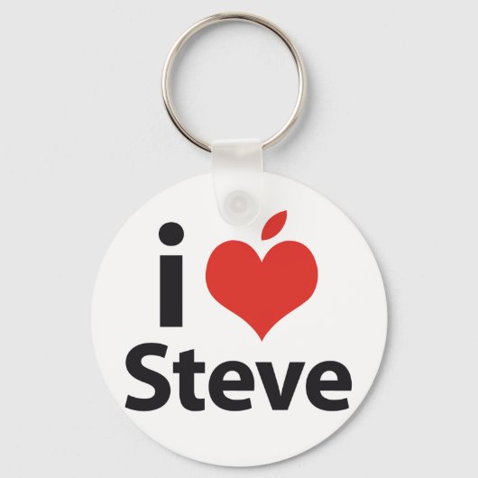 I Liebe Steve Schlüsselanhänger (Vorderseite)