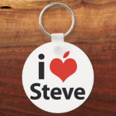 I Liebe Steve Schlüsselanhänger (Vorderseite)