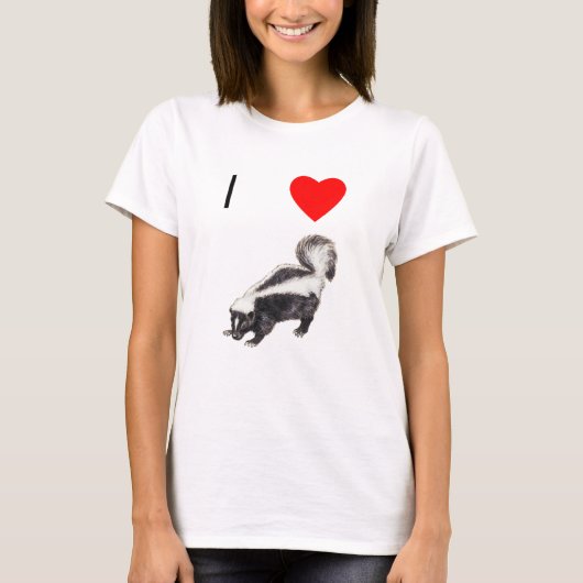 I Liebe-Stinktiere (2) T-Shirt (Vorderseite)