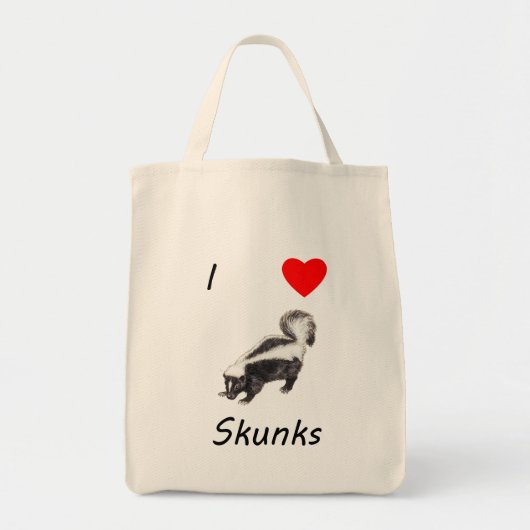 I Liebe-Stinktiere Tragetasche (Vorne)