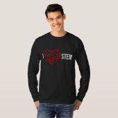 I Liebe STM Science Technology Engineering Mathema T-Shirt (Vorne ganz)