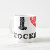 I Liebe Stockholm Kaffeetasse (Vorderseite Links)