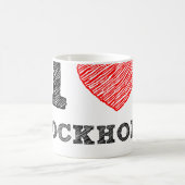 I Liebe Stockholm Kaffeetasse (Mittel)