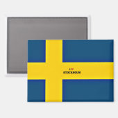 I Liebe Stockholm Magnet (Vorderseite/Rückseite)