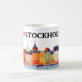 I Liebe Stockholm Malerei | Reisen | Kaffee Kaffeetasse (Mittel)