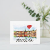 I Liebe Stockholm Postkarte (Stehend Vorderseite)