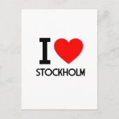 I Liebe Stockholm Postkarte (Vorderseite)