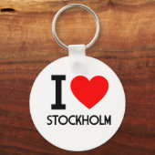 I Liebe Stockholm Schlüsselanhänger (Vorderseite)