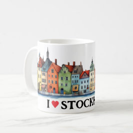 I Liebe Stockholm | Schweden | Kaffee Kaffeetasse