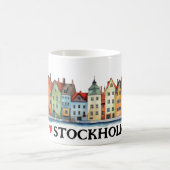 I Liebe Stockholm | Schweden | Kaffee Kaffeetasse (Mittel)
