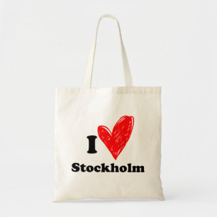 I Liebe Stockholm Tragetasche