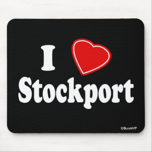 I Liebe Stockport Mousepad