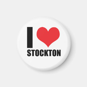 I Liebe Stockton Magnet