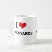I Liebe Stockyards Kaffeetasse (Vorderseite Links)