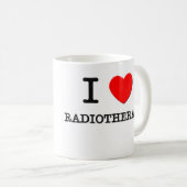 I Liebe-Strahlentherapie Kaffeetasse (VorderseiteRechts)
