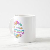 I Liebe-Stricken Kaffeetasse (Vorderseite Links)