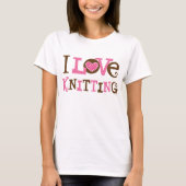 I Liebe-Stricken (Stricker-Geschenk) T-Shirt (Vorderseite)