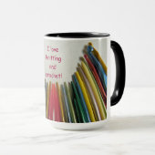 I Liebe-Strickenu. Häkelarbeit-Tasse Tasse (VorderseiteRechts)