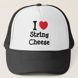 I Liebe String Käse T - Shirt Truckerkappe