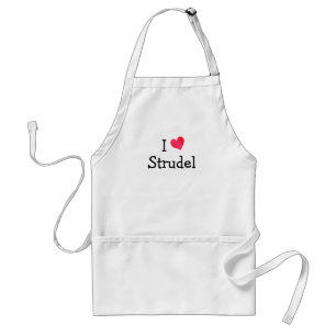 I Liebe Strudel Schürze