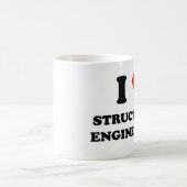 I Liebe-strukturelle Technik Kaffeetasse (Mittel)