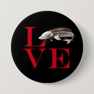 I Liebe Sturgeon Button