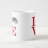 I Liebe Sturgeon Jumbo-Tasse (Vorderseite)