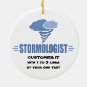 I Liebe Sturme Keramik Ornament (Hinten)