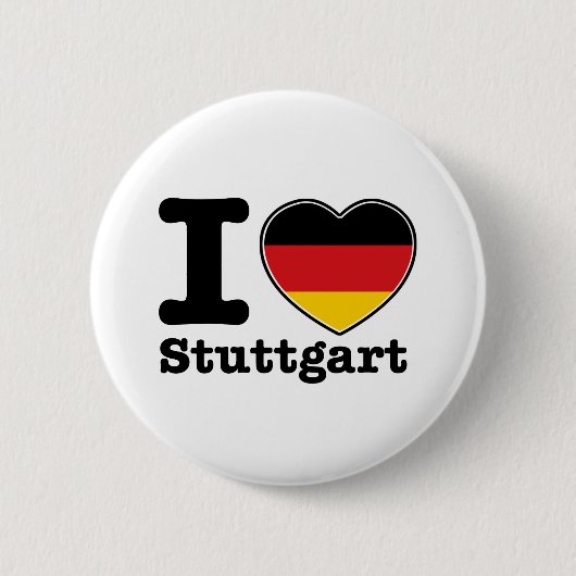 I Liebe Stuttgart Button (Vorderseite)