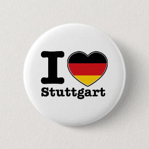 I Liebe Stuttgart Button