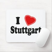 I Liebe Stuttgart Mousepad (Mit Mouse)