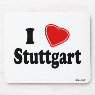 I Liebe Stuttgart Mousepad