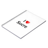 I Liebe Sucre Notizblock (Linke Seite)