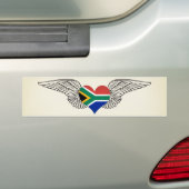 I Liebe Südafrika - Flügel Autoaufkleber (Auf Auto)